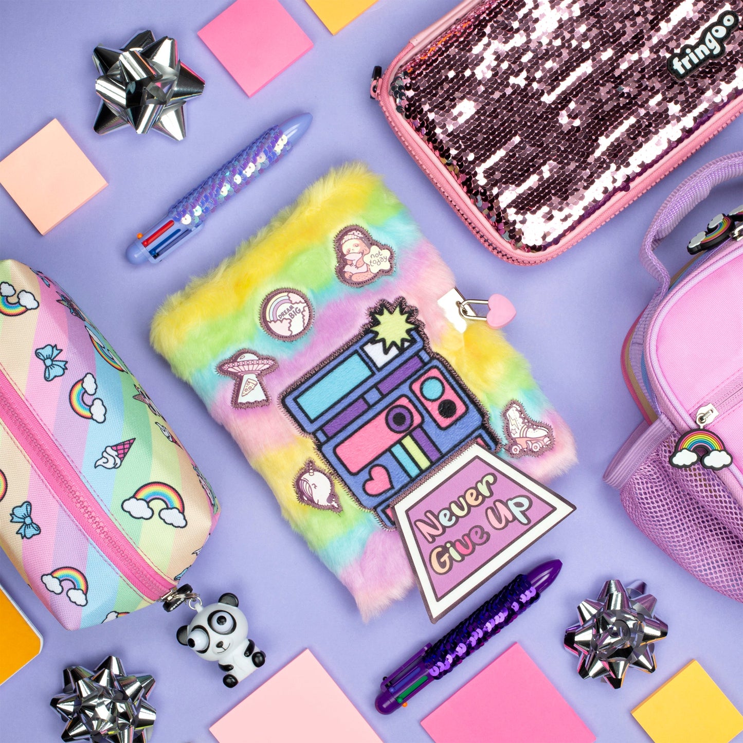 Carnet en peluche – 3D – Polaroid