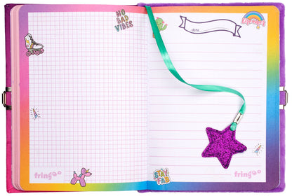 Journal secret pailleté – pailleté – sirène