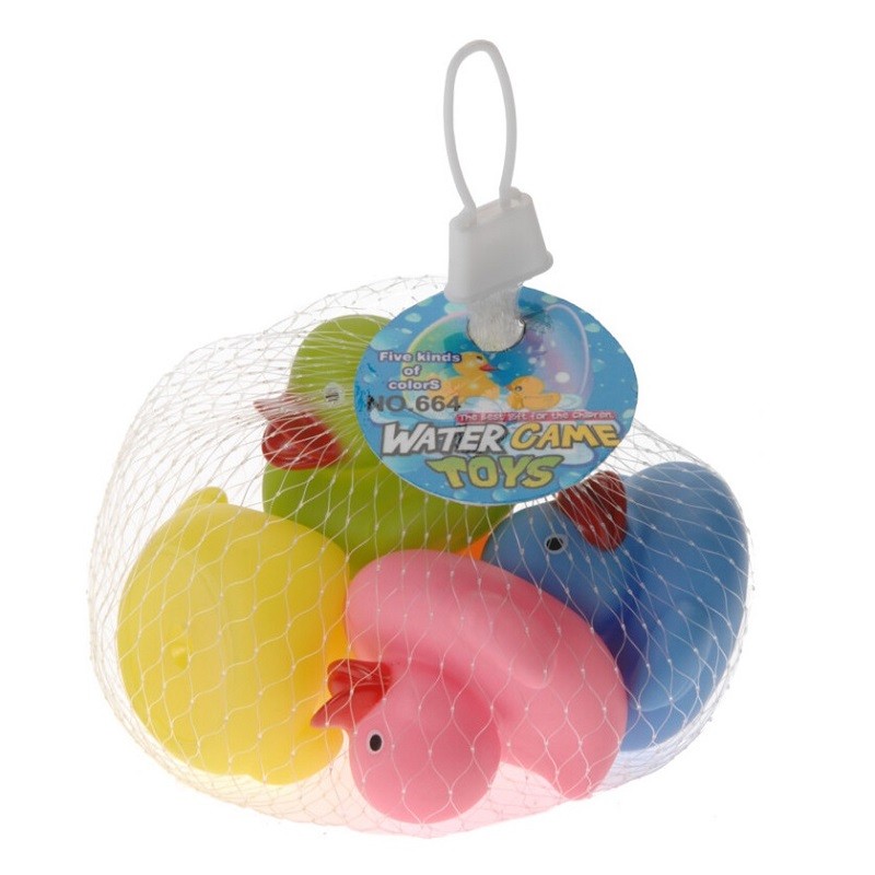 pack de 5 canards multicolores free easy