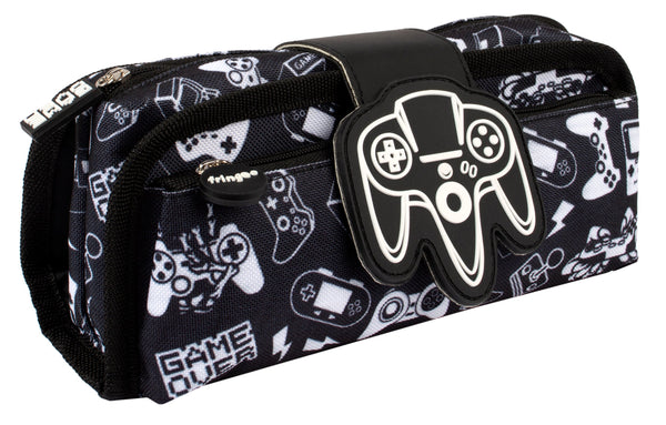 Trousse scolaire avec patch en silicone – Game On