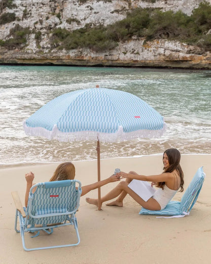 Blue folding beach chair - ODIN