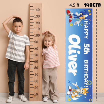 Sonic The Hedgehog Birthday Banner