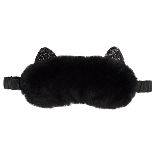 Peluche chat Masque de sommeil – chat noir
