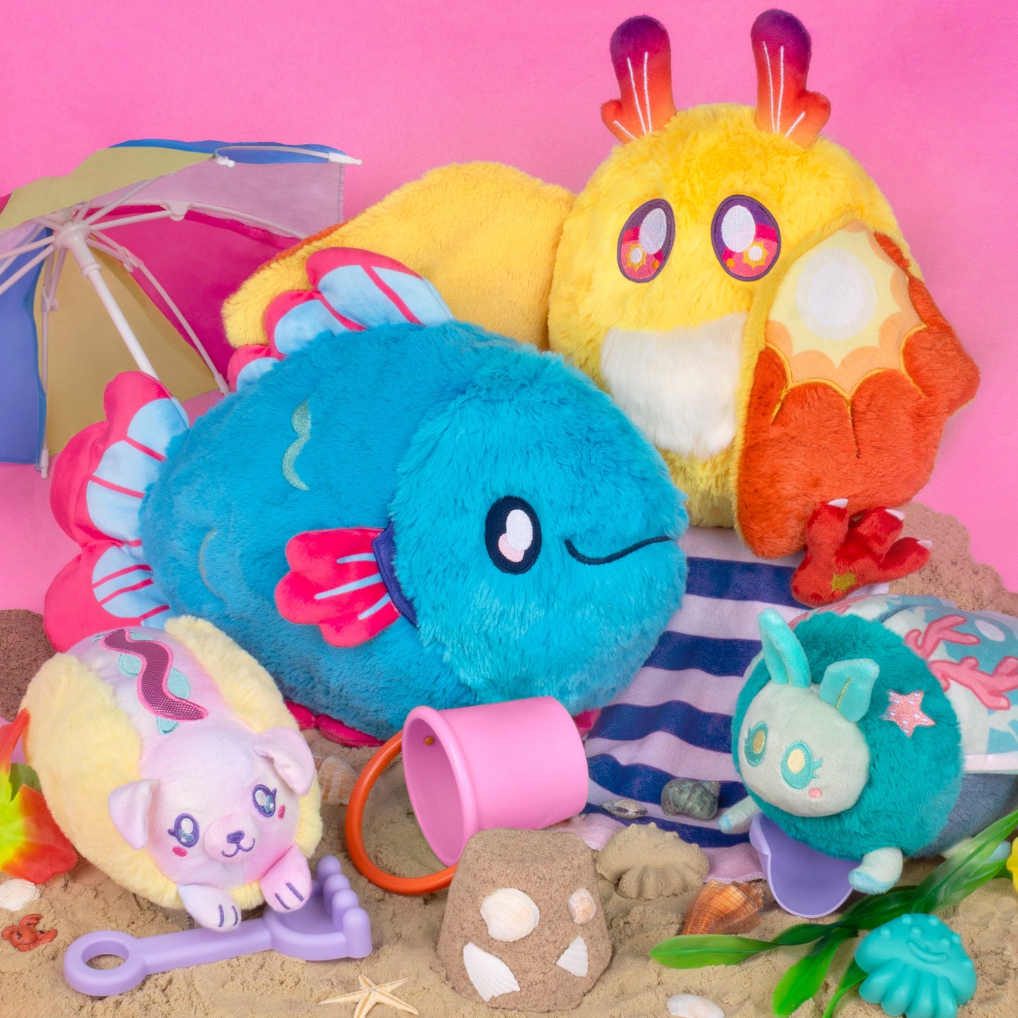 Mini Peluche Squishable – Bébé Pieuvre Bleue