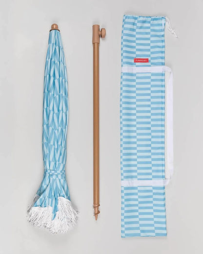 Sombrilla exterior azul - CARAMEL