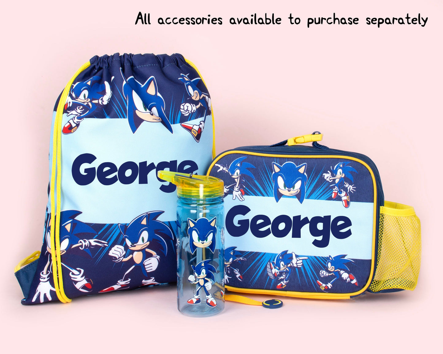 Sac à cordon – Official Sonic the Hedgehog PE sac à cordon, with your child's full name.