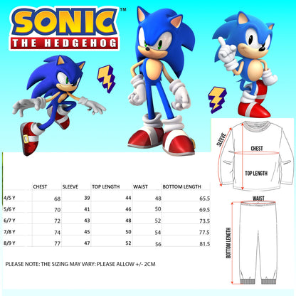 Sonic THE HEDGEHOG Pyjama For enfant