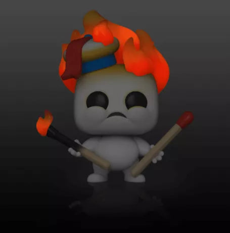 Pop! Mini Puft em Chamas (BRILHANTE)