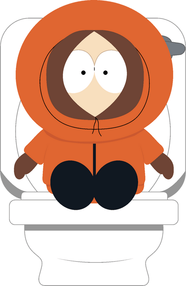 Kenny on Toilet