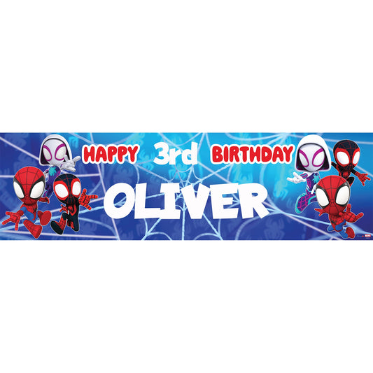 Bannière d’anniversaire – Marvel Spidey