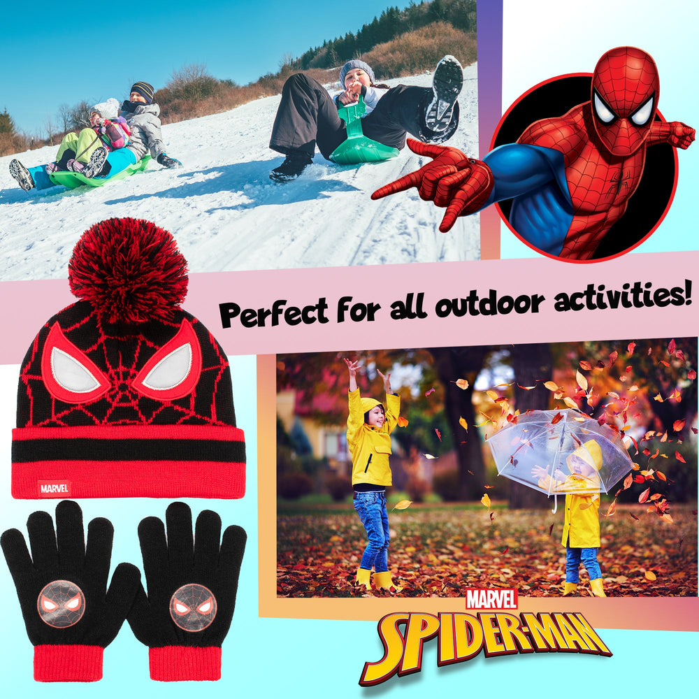 Ensemble bonnet et gants – Marvel Spider-Man