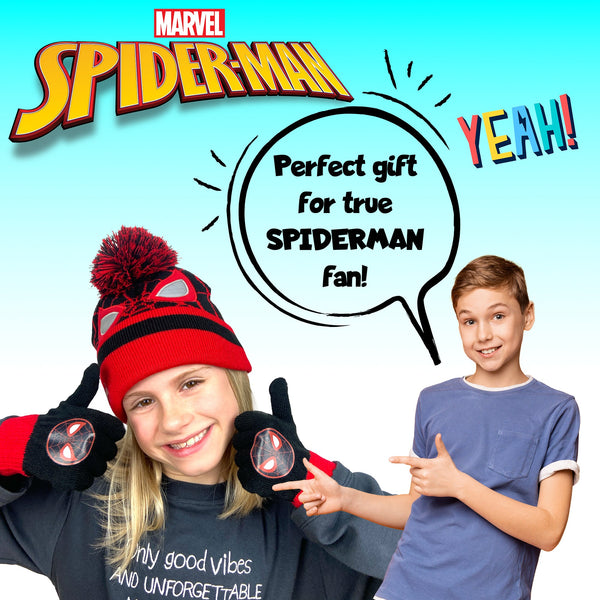 Ensemble bonnet et gants – Marvel Spider-Man