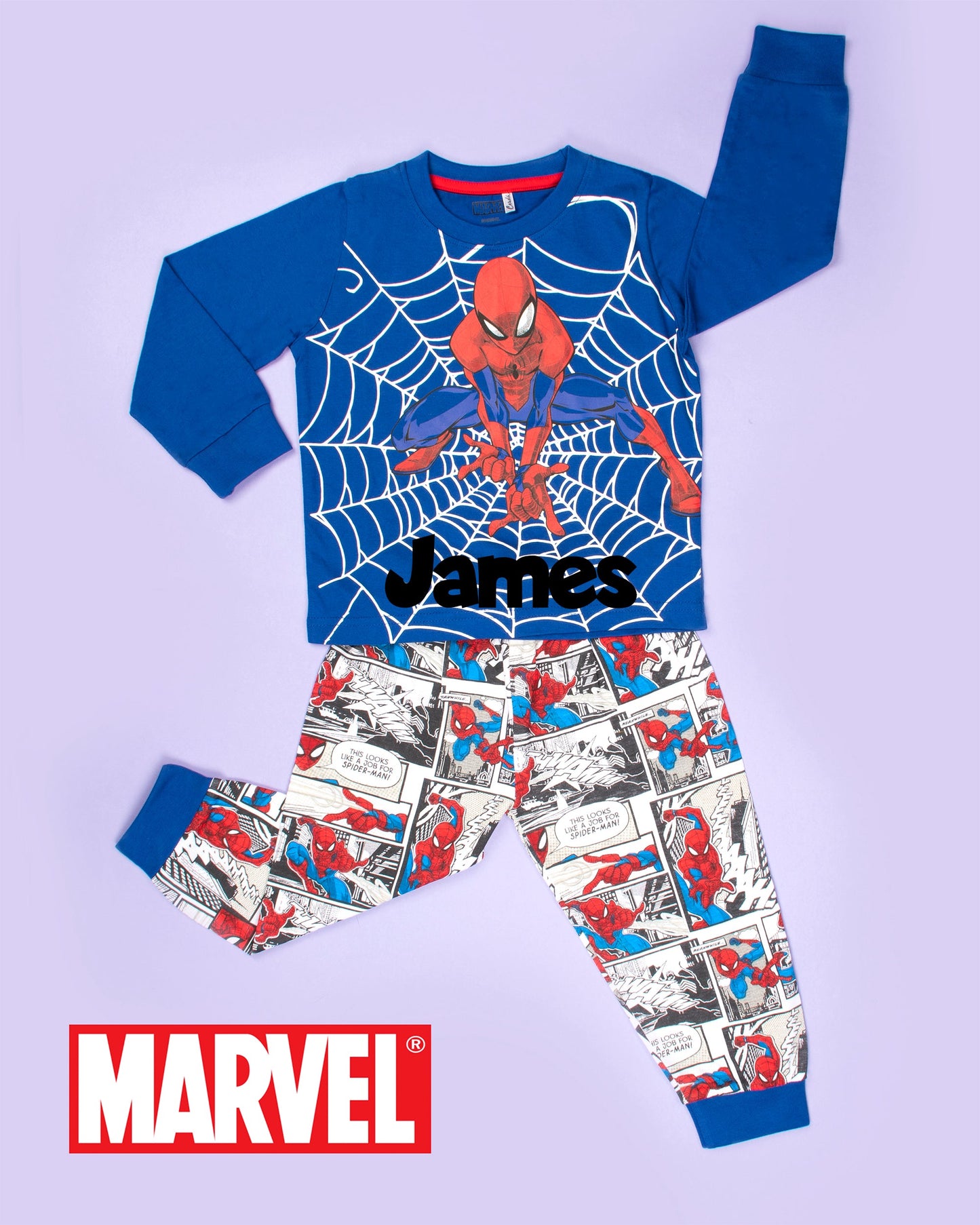 Pyjama Spider-Man – bleu