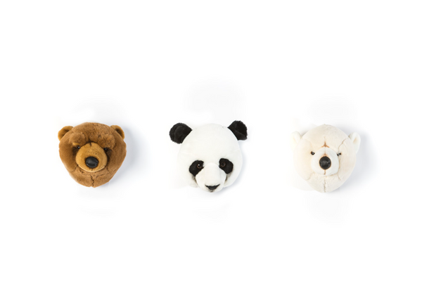 Mini têtes décoratives : Coffret Bear - Wild & Soft