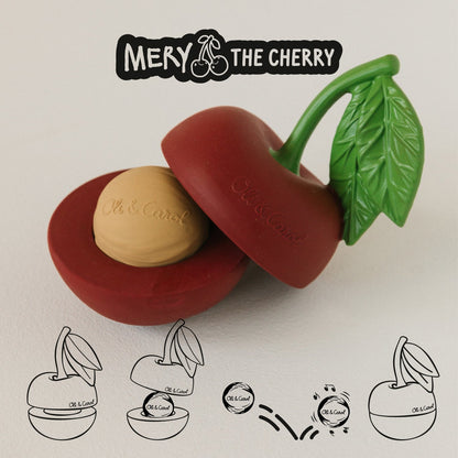 Cherry Stacker Toy & Rattle Ball