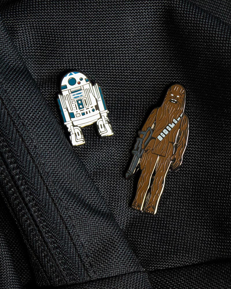 Pin's Star Wars Set 1.2 - R2-D2 et Chewbacca