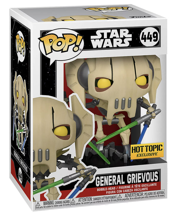 Funko Pop! Général Grievous avec Sabres Laser – Star Wars