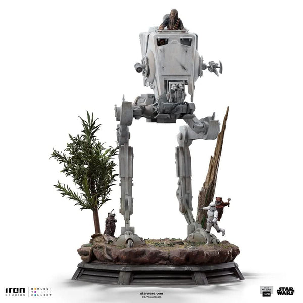 Statue AT-ST and Chewbacca - Star Wars - Demi Art Scale 1/20