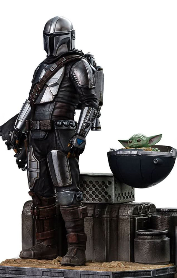 Statue Din Djarin and Din Grogu - Star Wars: The Mandalorian - Art Scale 1/10