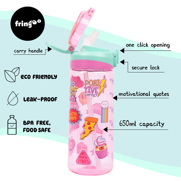 Gourde – Straw Bottle – Girls World