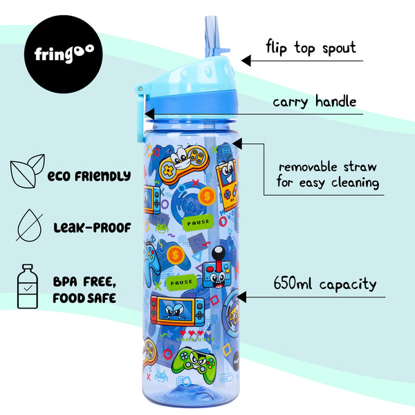 Gourde – Straw Bottle – Gaming Faces