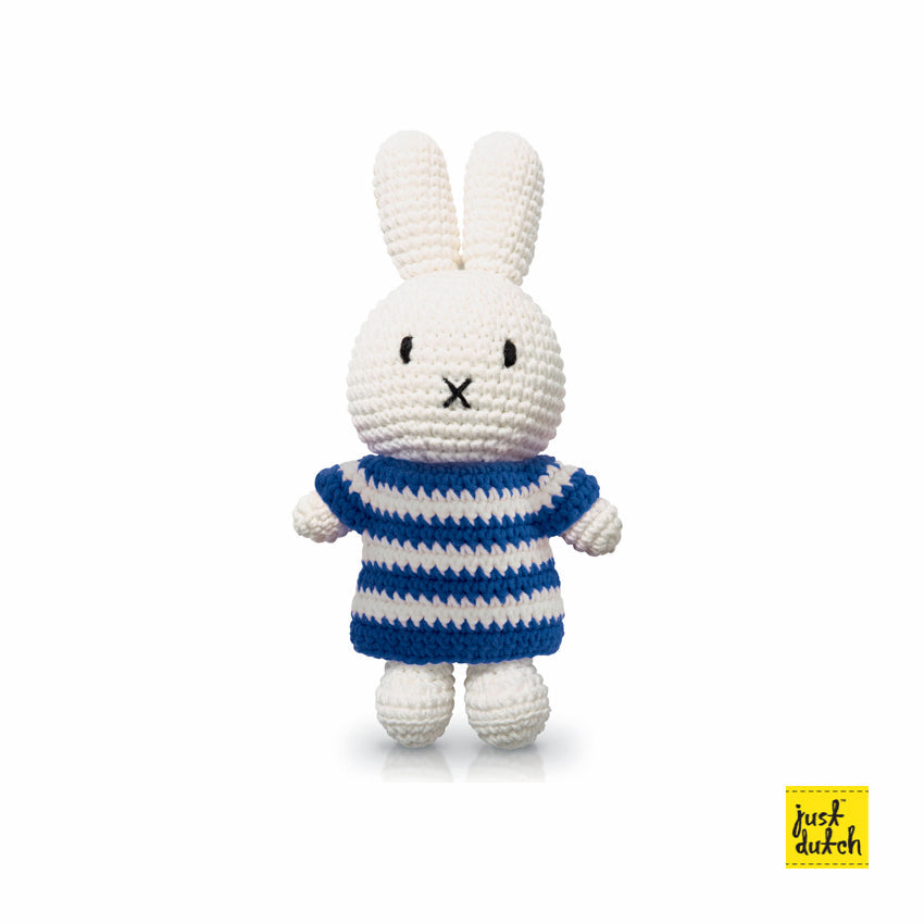 Peluche en Crochet Lapin Miffy - Robe Stripes