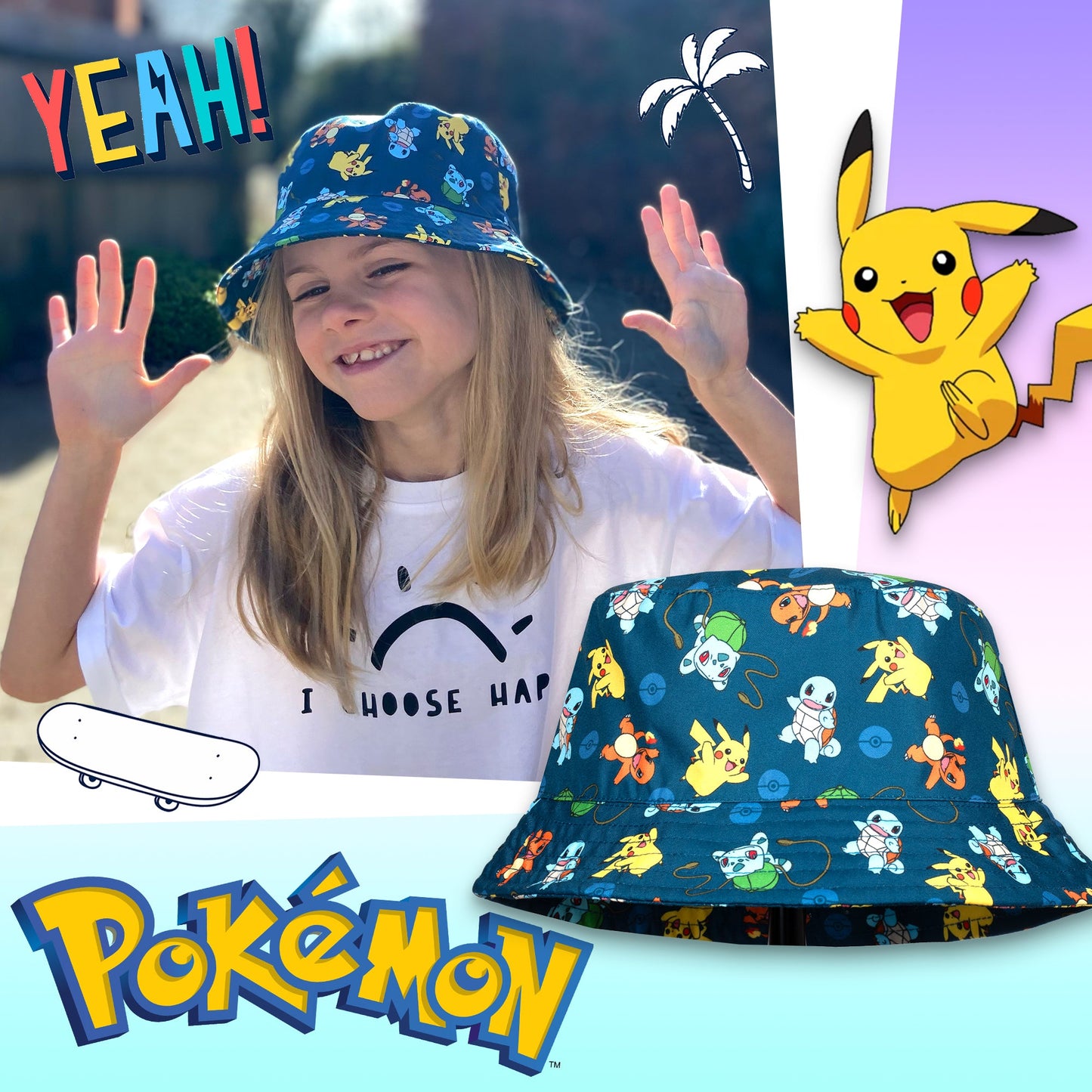 Casquette enfant – Pokemon Bucket Hat