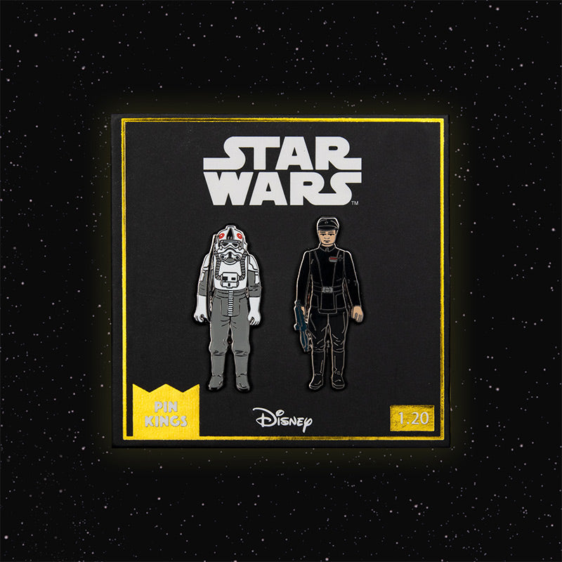 Star Wars Pin Set 1.20 – AT-AT Driver and Imperial Commander