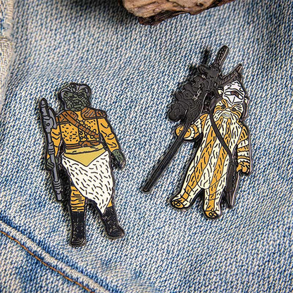 Pin's Star Wars Set 1.29 – Logray (Ewok Medicine Man) and Klaatu