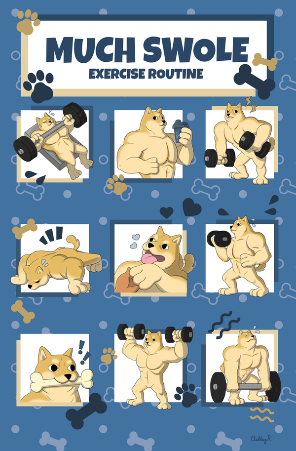 Much Swole Print