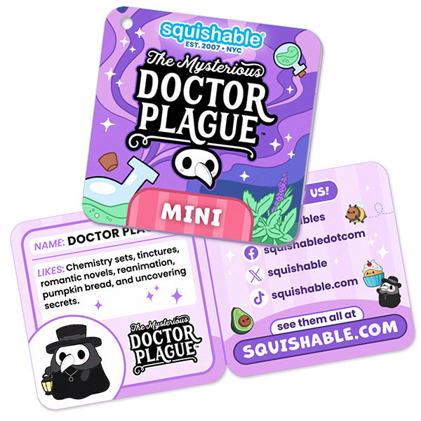 Mini Peluche Squishable – Docteur de la Peste Faune