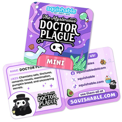 Mini Peluche Squishable – Docteur de la Peste Faune