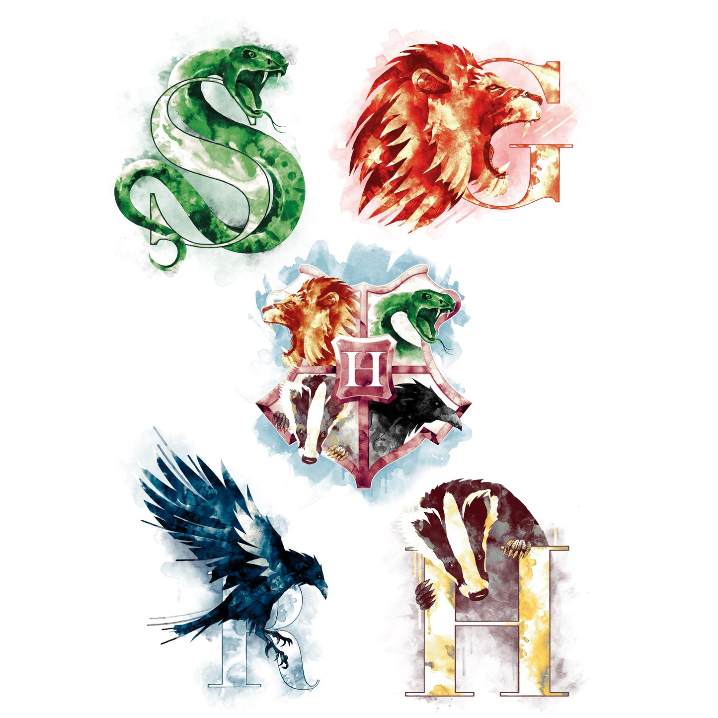 Harry Potter Temporary Tattoos (35 Tattoos)