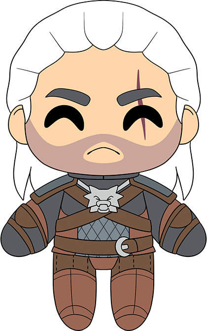 Geralt Plush (9in)