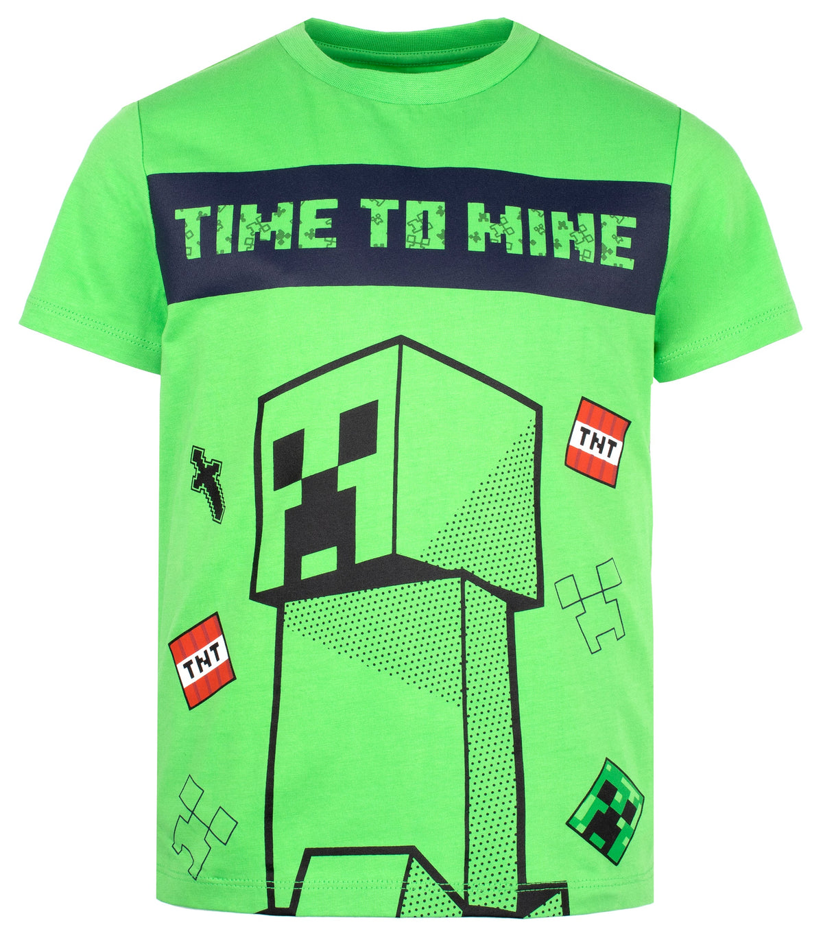 Pyjama Minecraft – Short Sleeve – vert