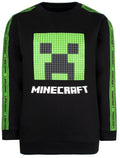 Sweat Minecraft – vert Creeper – noir