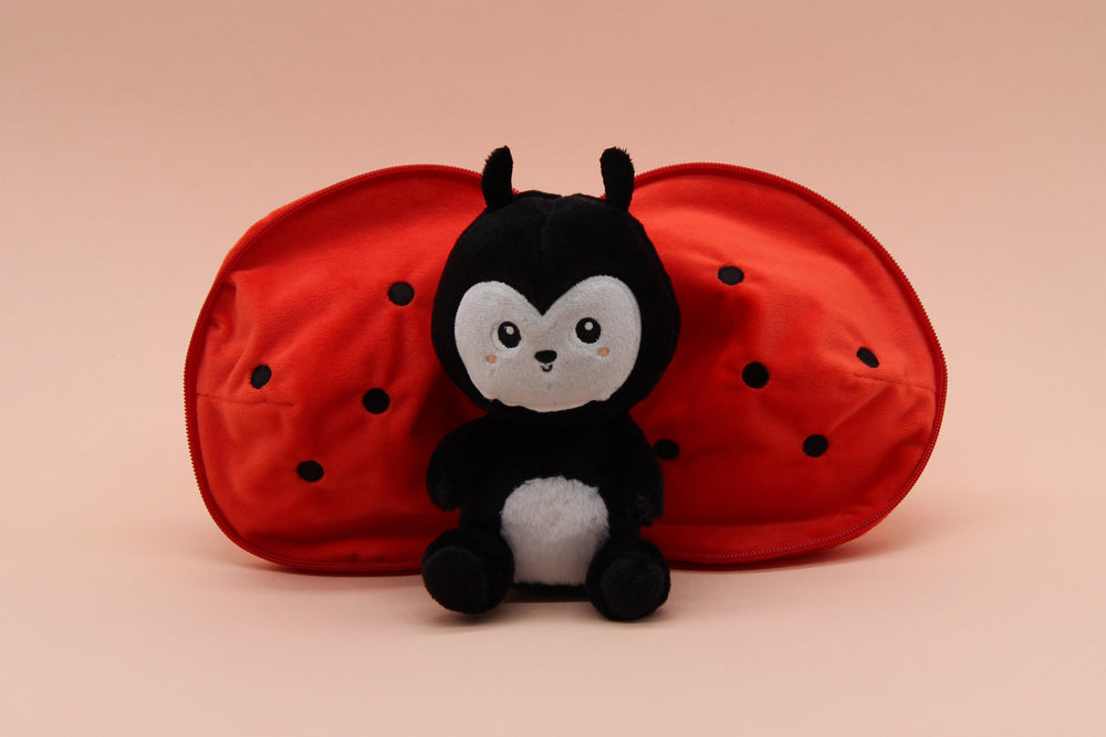 Peluche réversible Comet la coccinelle/tomate – Flipetz