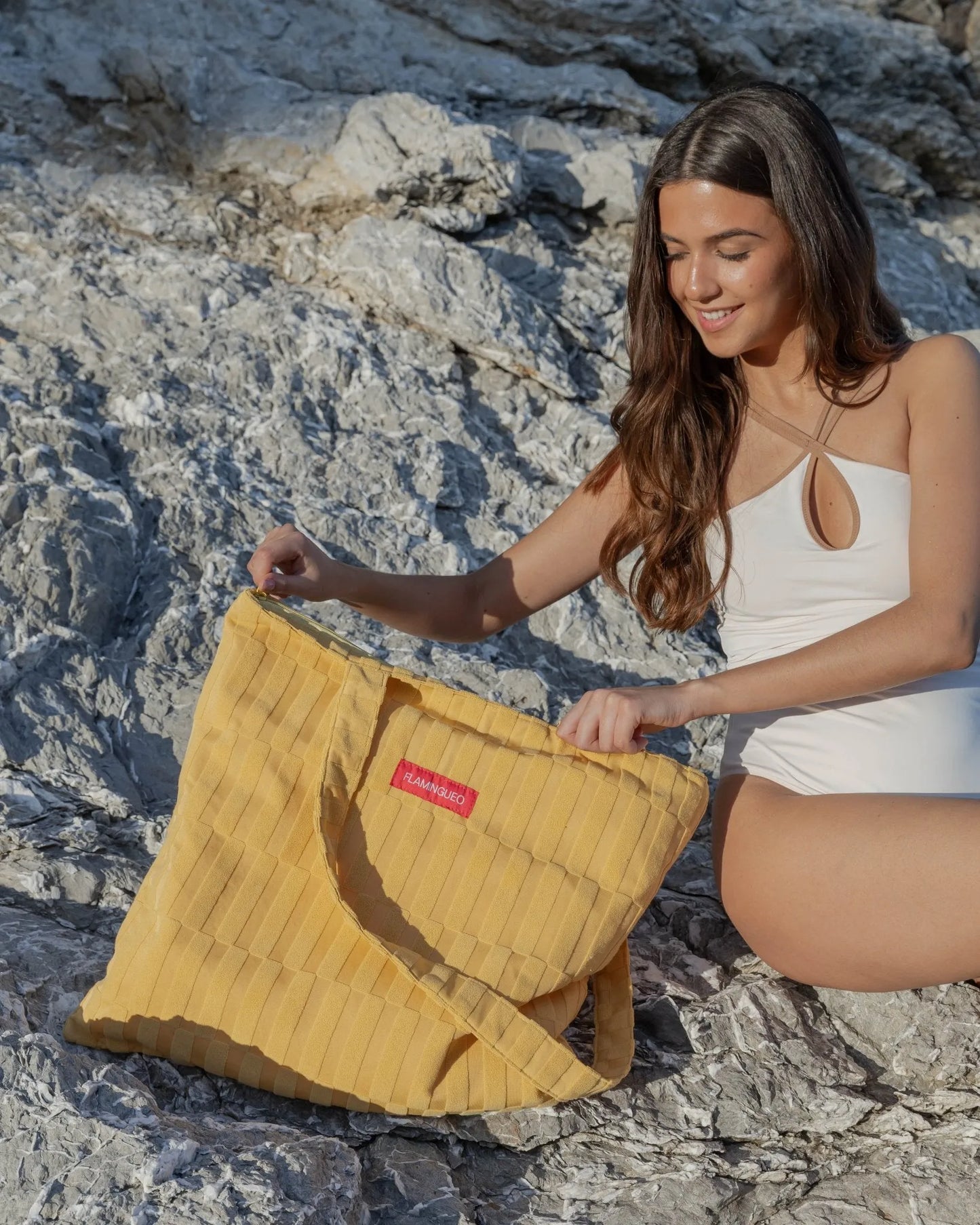 Tote bag amarilla - DEMI