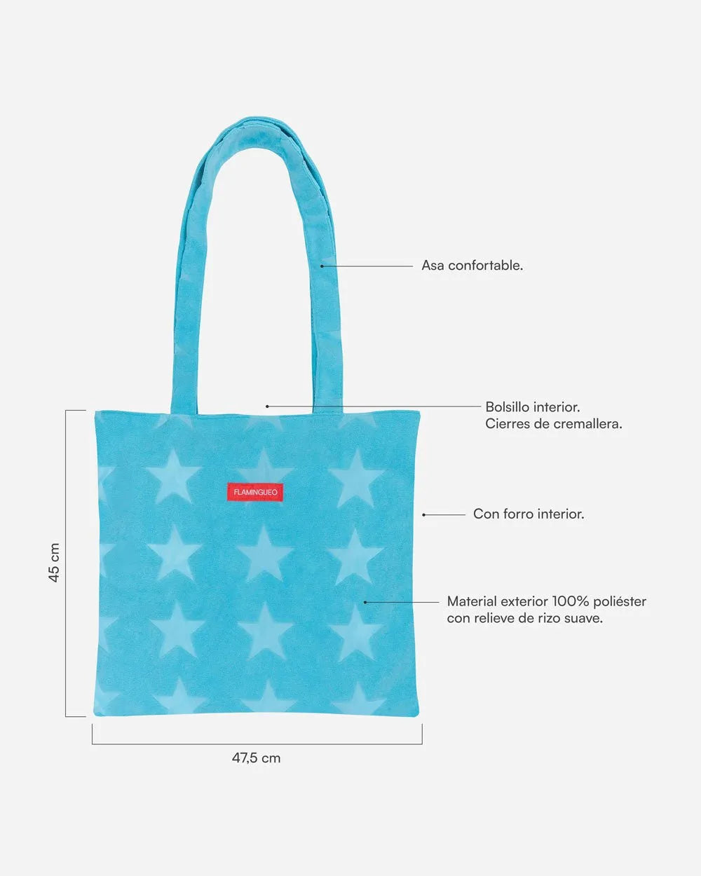 Tote bag azul - GRETA