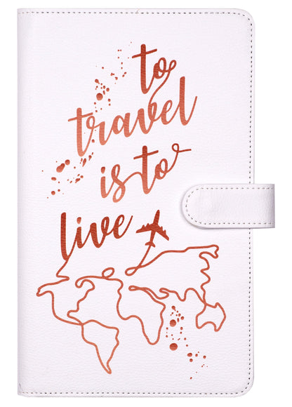 Étui pour passeport – To Travel Is To Live