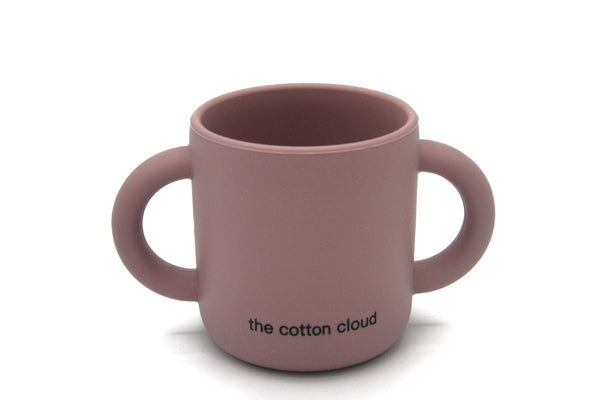 Trinklernbecher  aus Silikon Dusty Mauve