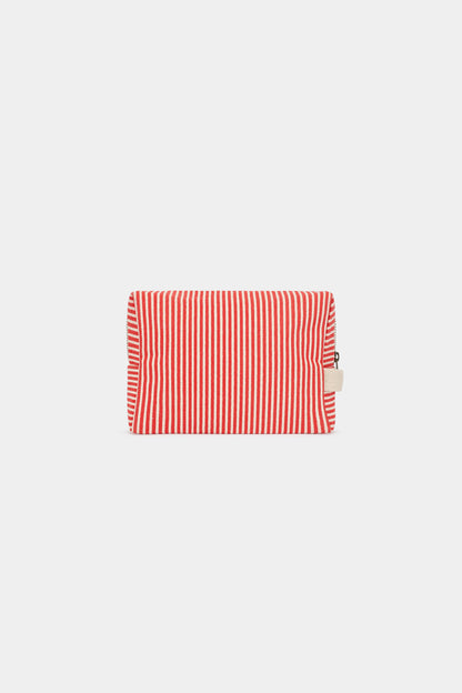 Trousse de toilette Leon Rayures rouge