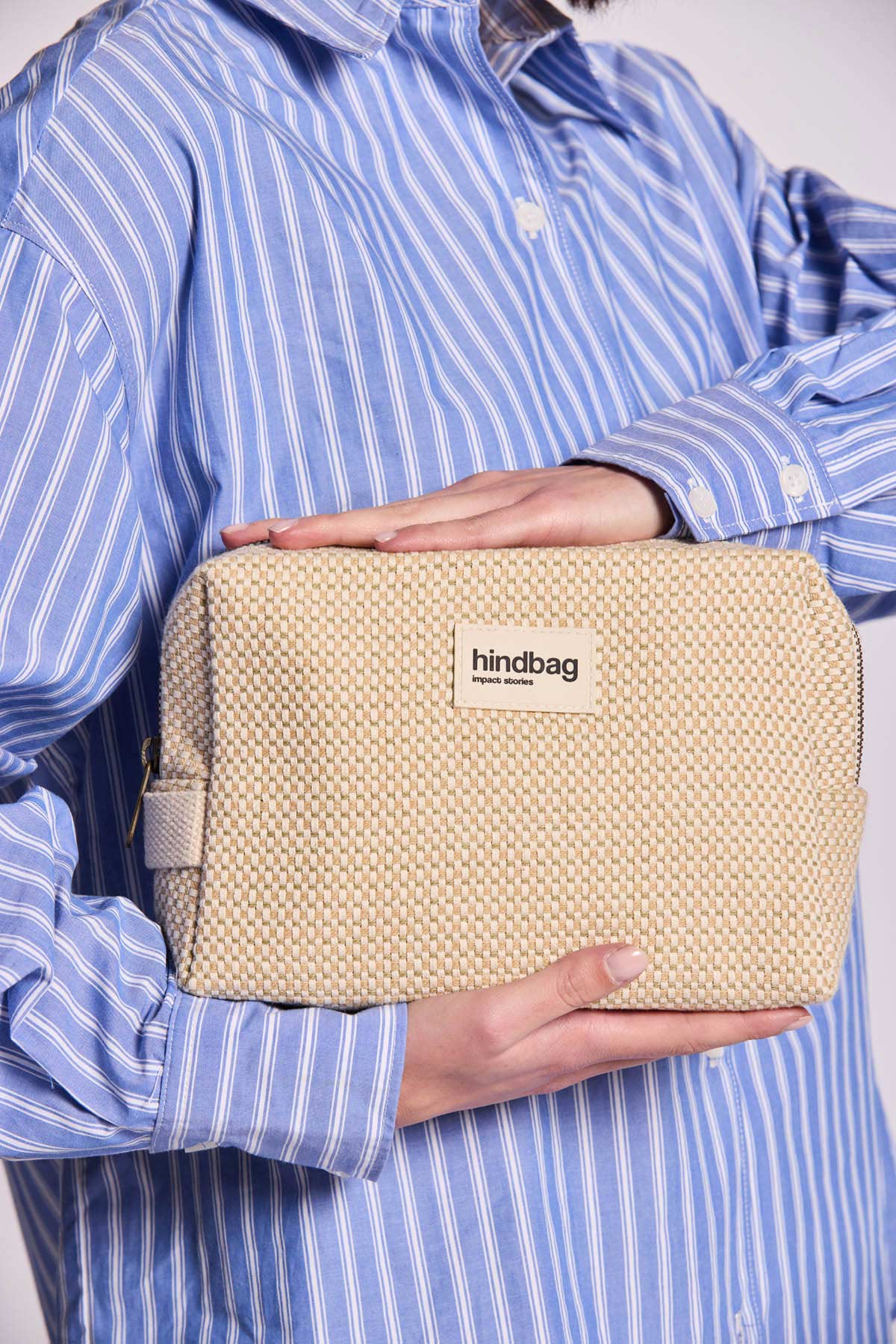 Trousse de toilette Leon Tressage nude
