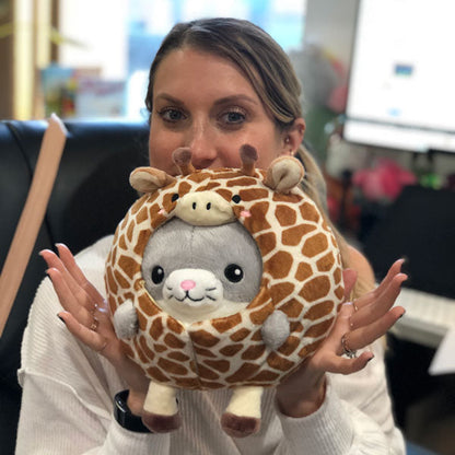 Peluche Undercover Squishable – Chat en Girafe