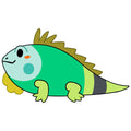 Peluche Squishable – Iguane
