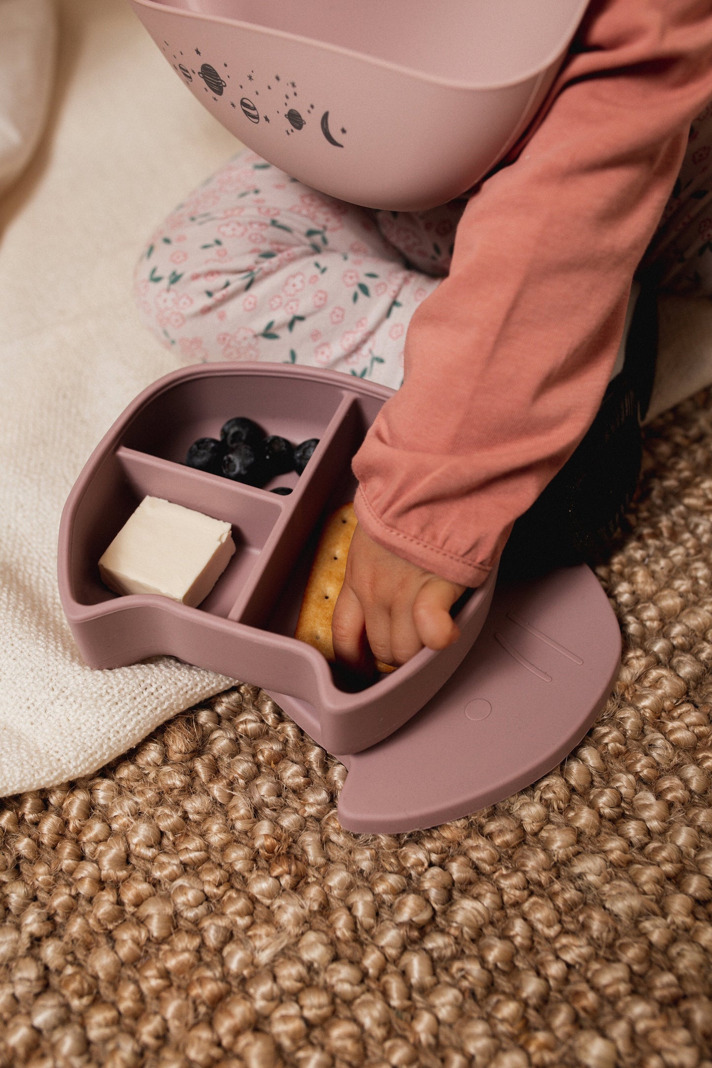 Brotdose aus Silikon Pippa Dusty Mauve