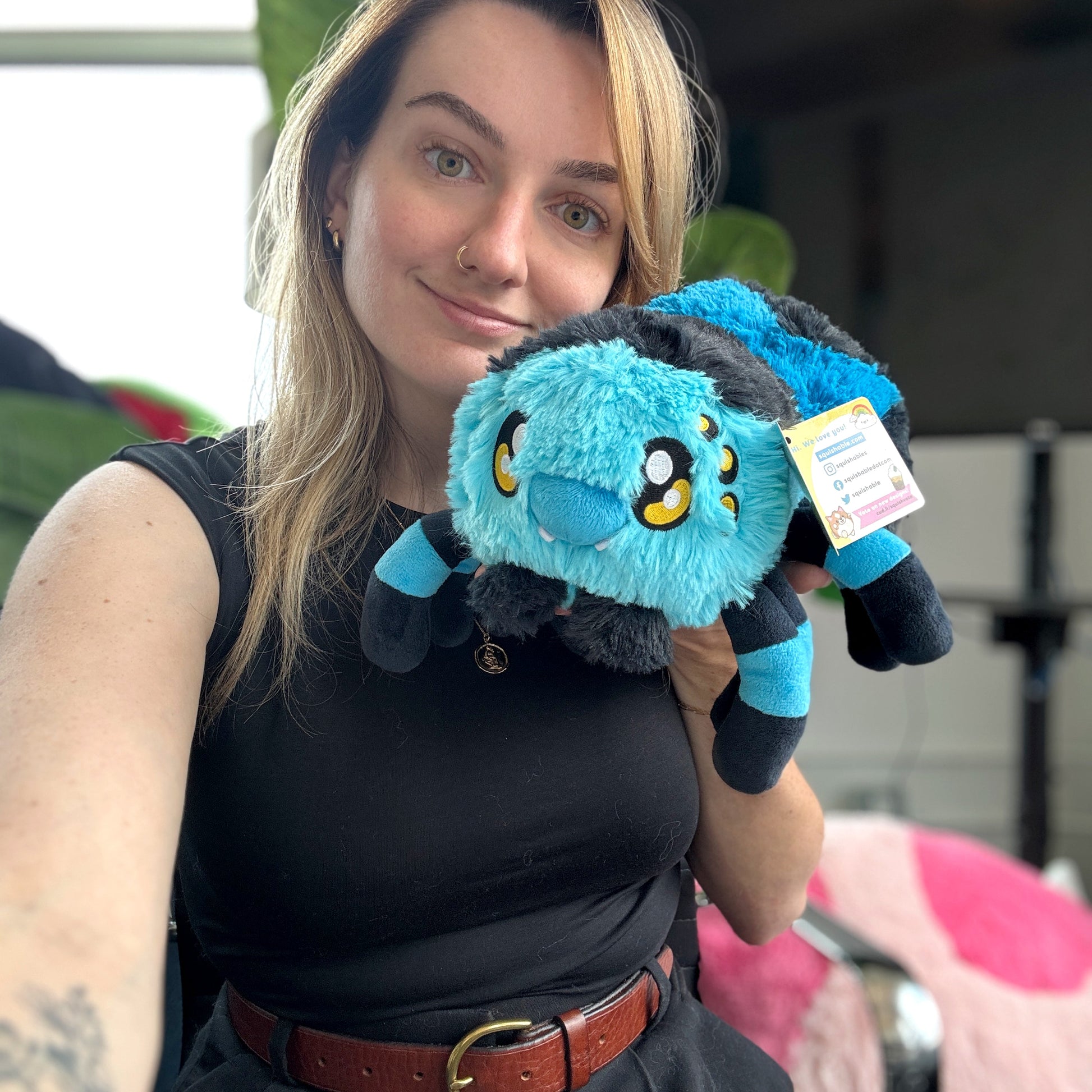 Peluche Mini Squishable – Tarentule Bleue