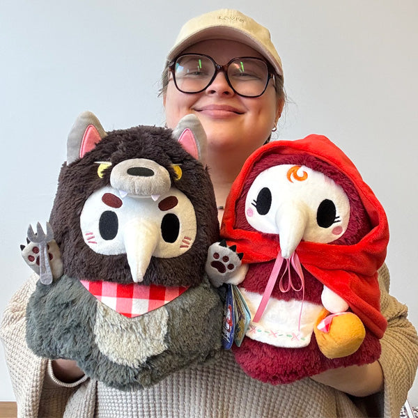 Peluche Mini Squishable – Petit Chaperon Rouge & Loup Plague Ensemble