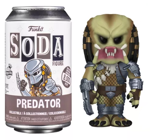 Predador de refrigerante em vinil 
