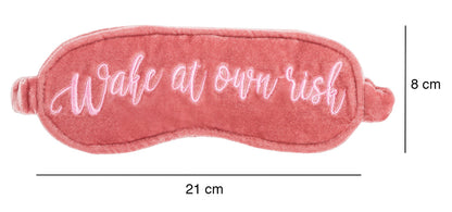 Masque de sommeil – Velvet – Wake At Own Risk